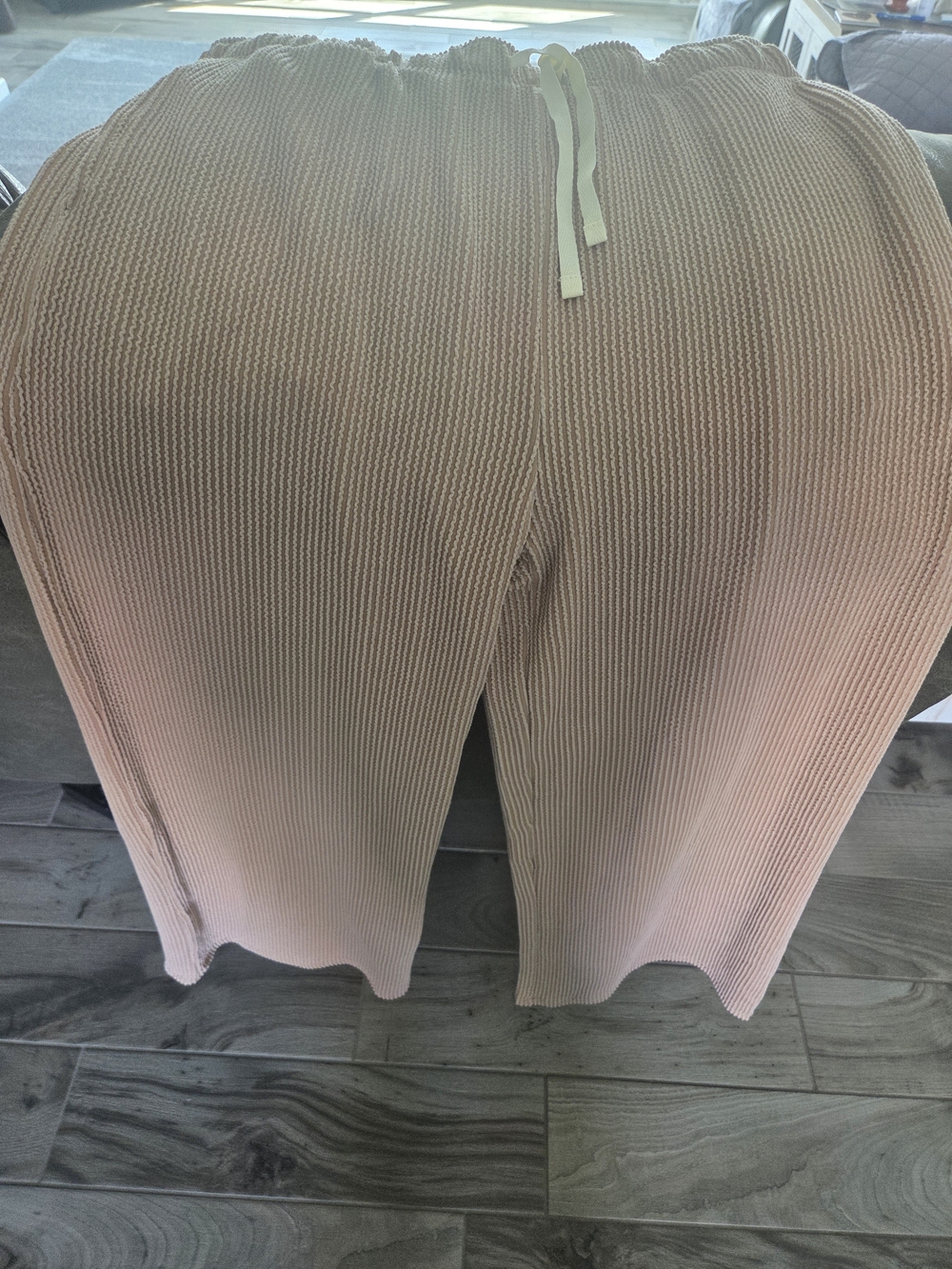 Zenana Ribbed Pant Set Camel Color Size 1x - Picture 2 of 4